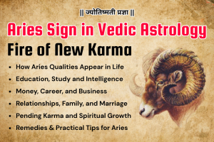 Aries Sign in Vedic Astrology – Fire of New Karma