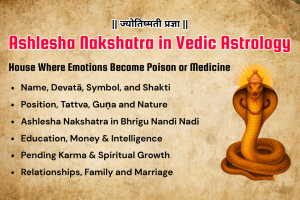 Ashlesha Nakshatra in Vedic Astrology