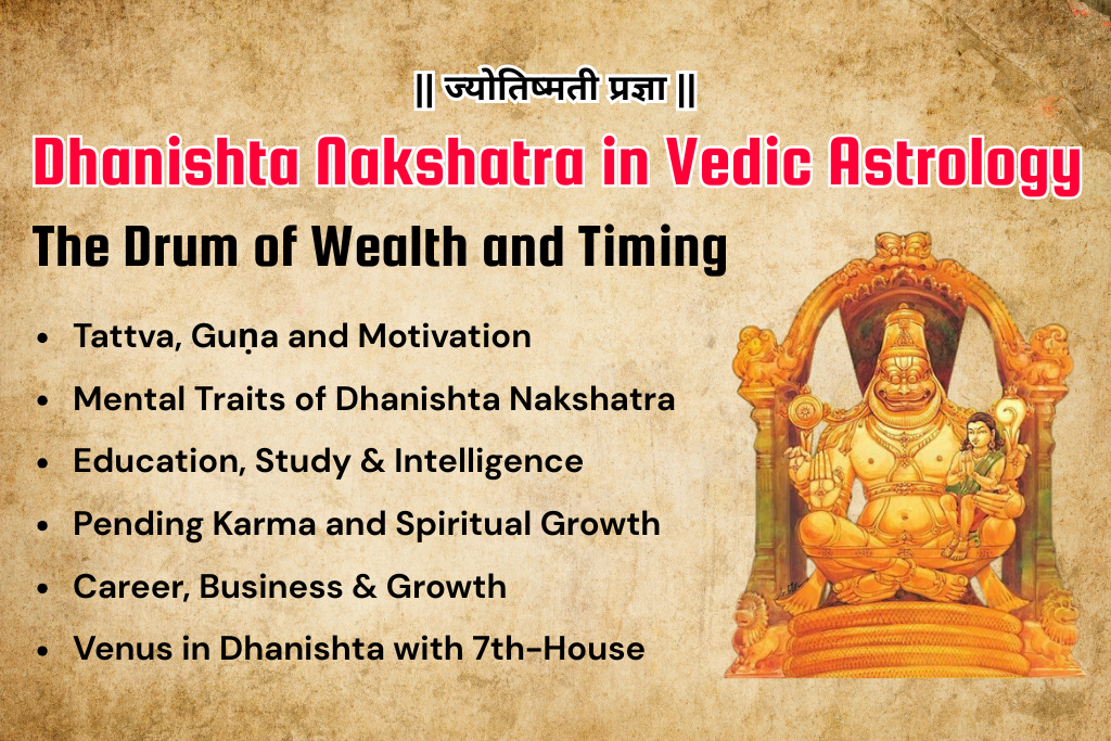 Dhanishta Nakshatra in Vedic Astrology – The Drum of Wealth and Timing