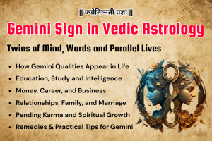 Gemini Sign in Vedic Astrology – Twins of Mind, Words and Parallel Lives