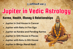 Jupiter in Vedic Astrology: Karma, Health, Money and Relationships
