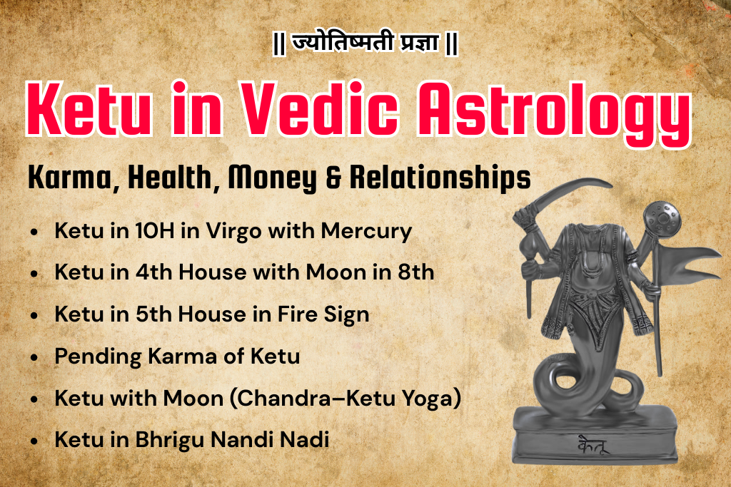 Ketu in Vedic Astrology: Karma, Health, Money and Relationships
