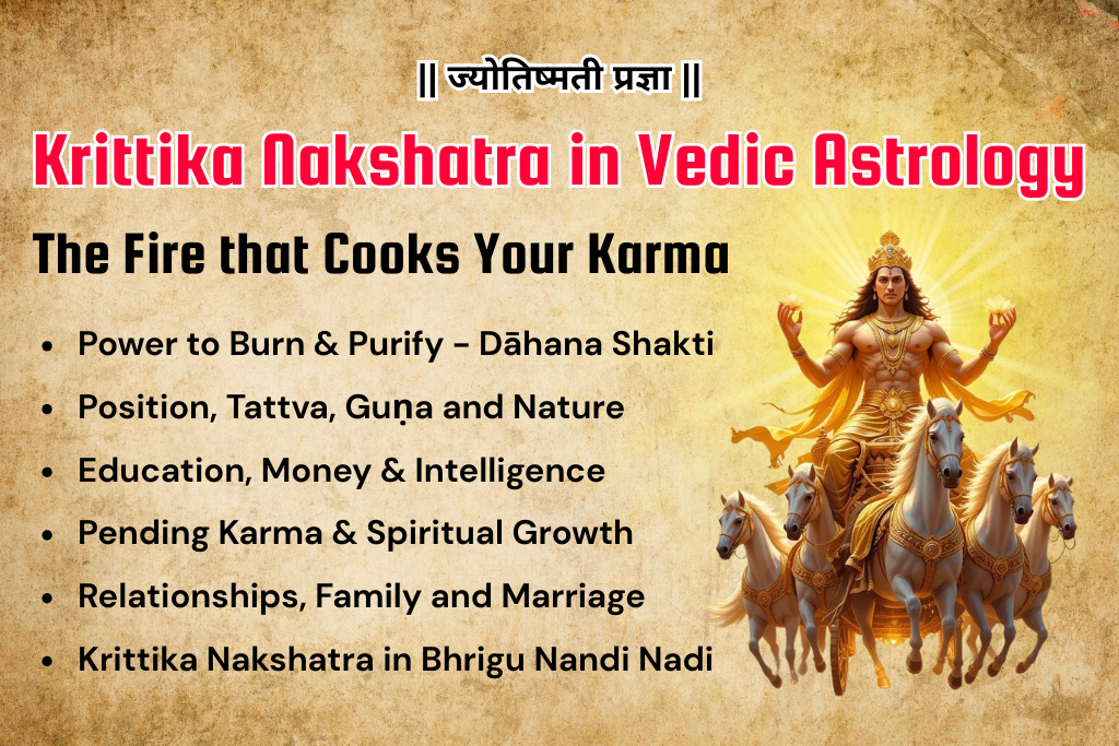 Krittika Nakshatra in Vedic Astrology