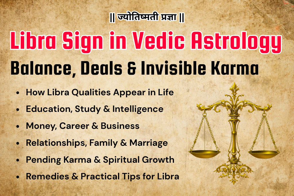 Libra Sign in Vedic Astrology – Balance, Deals and Invisible Karma