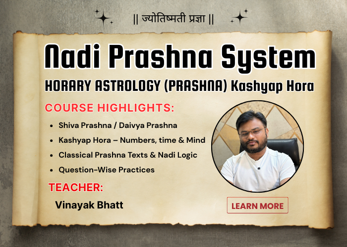 Horary Astrology Prashna Kashyap Hora – Nadi Prashna System