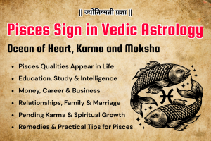 Pisces Sign in Vedic Astrology – Ocean of Heart, Karma and Moksha