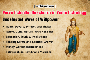 Purva Ashadha Nakshatra in Vedic Astrology – Undefeated Wave of Willpower