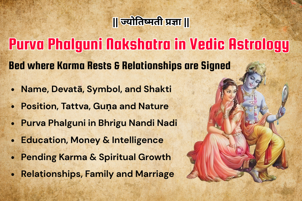 Purva Phalguni Nakshatra in Vedic Astrology