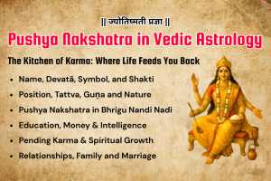Pushya Nakshatra in Vedic Astrology