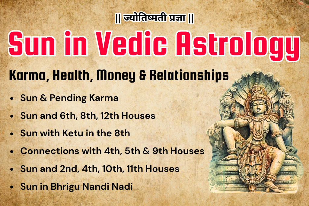 Sun in Vedic Astrology: Karma, Health, Money and Relationships
