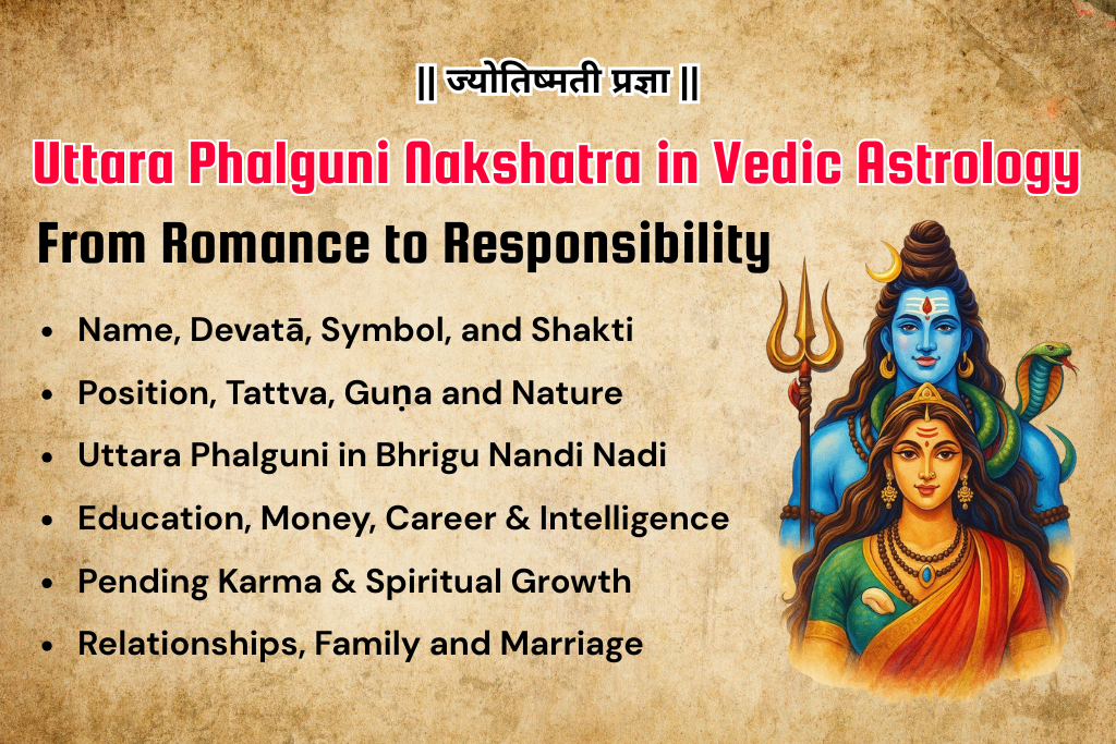 Uttara Phalguni Nakshatra in Vedic Astrology