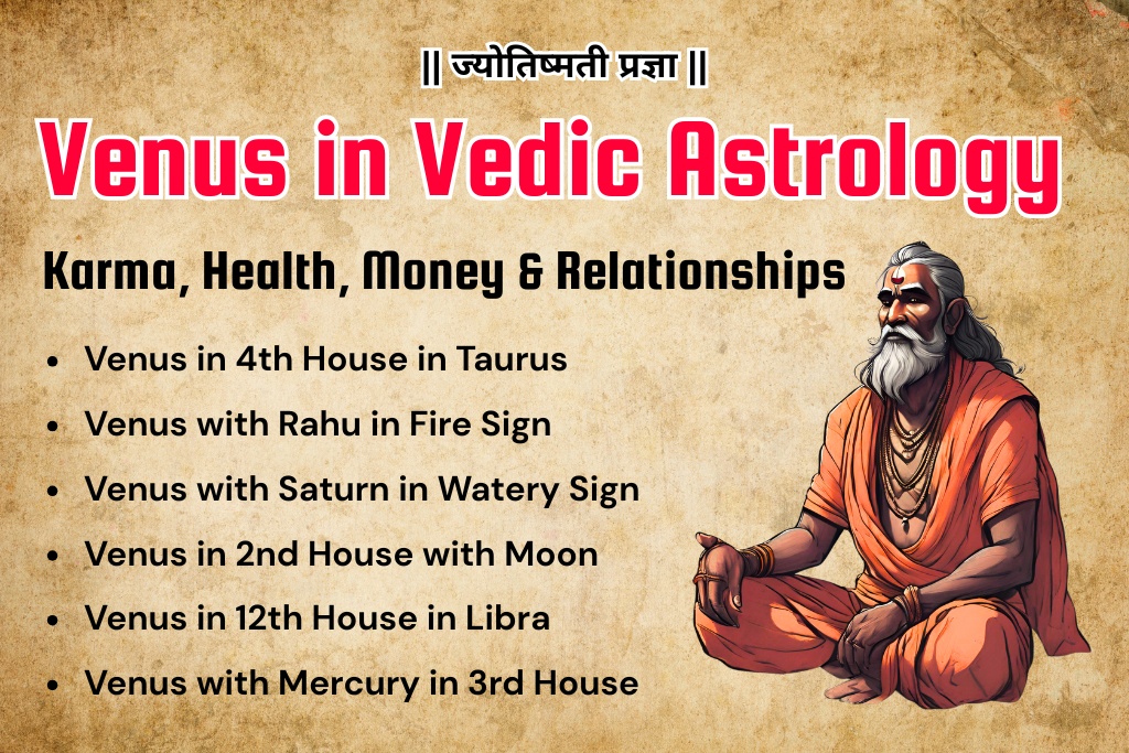 Venus in Vedic Astrology: Karma, Health, Money and Relationships