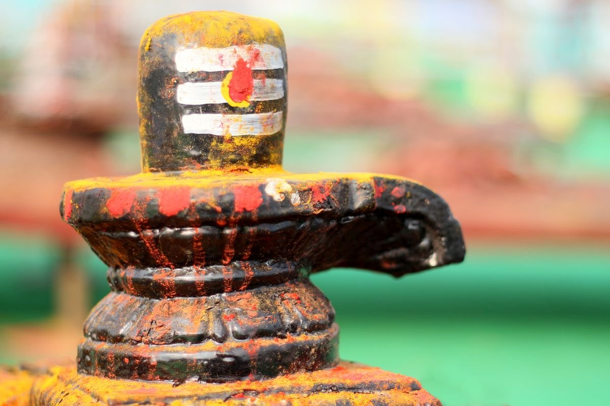 Closeup Of Hindu God Idol Shiva