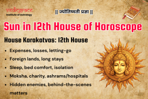 Sun in 12th House of Horoscope