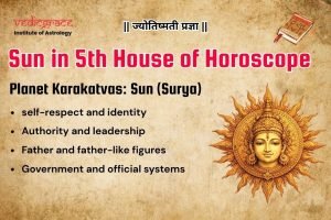 Sun in 5th House of Horoscope