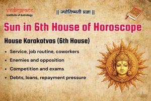 Sun in 6th House of Horoscope