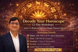 2 Days Vedic Astrology workshop