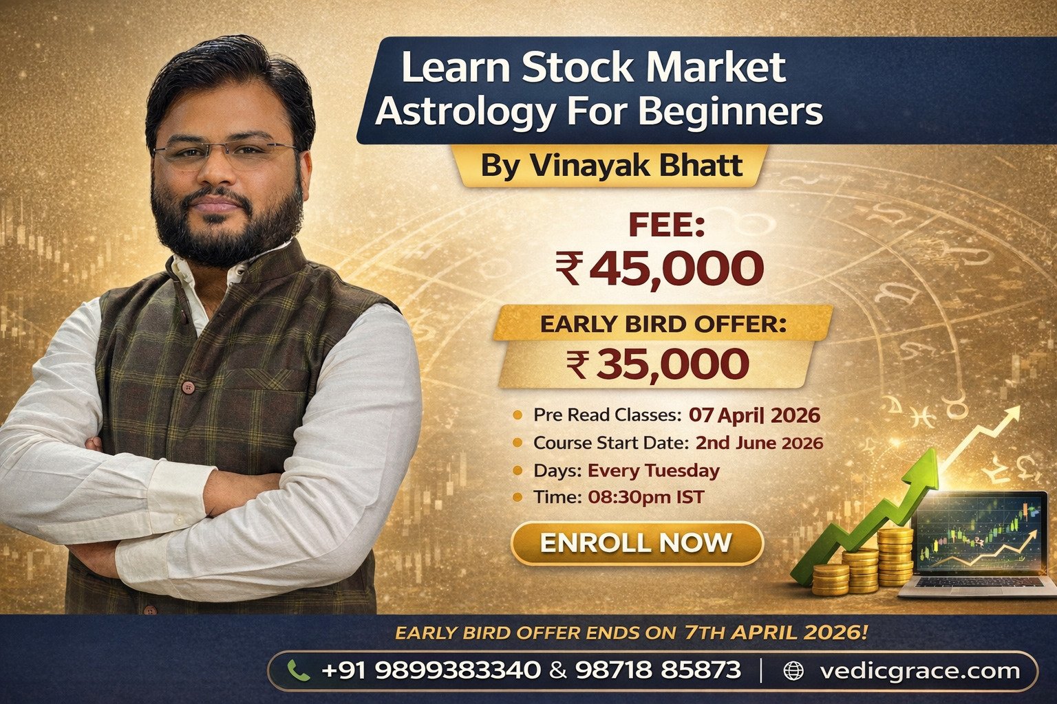 Stars & Stocks: Mastering Astrology for Stock Market Trading