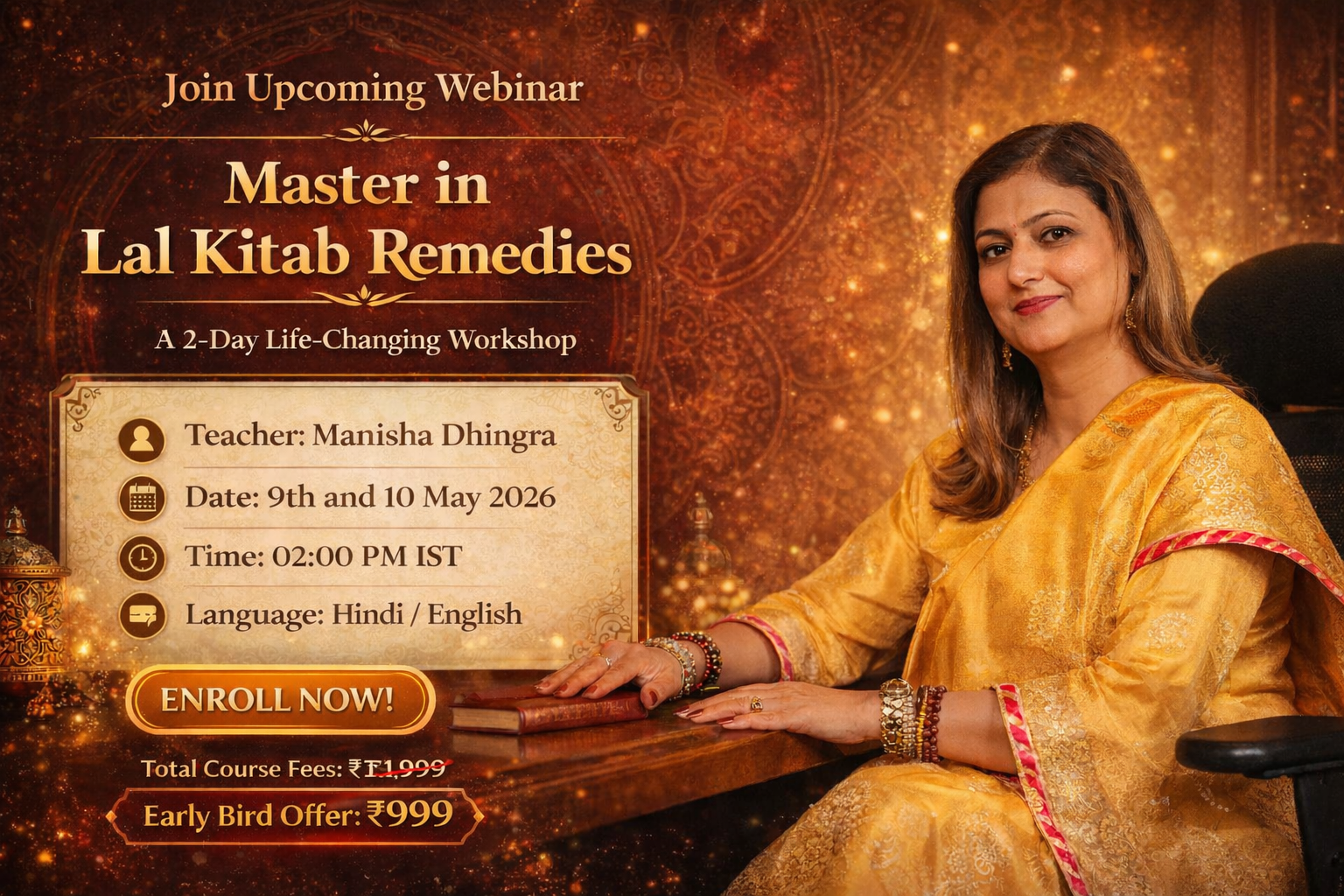 Master Lal Kitab Remedies – A 2-Day Life-Changing Workshop