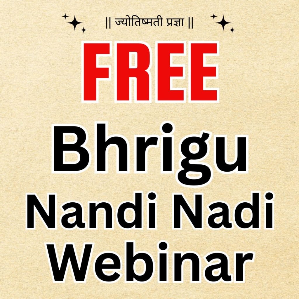 Free Bhrigu Nandi Nadi Astrology Webinar VG