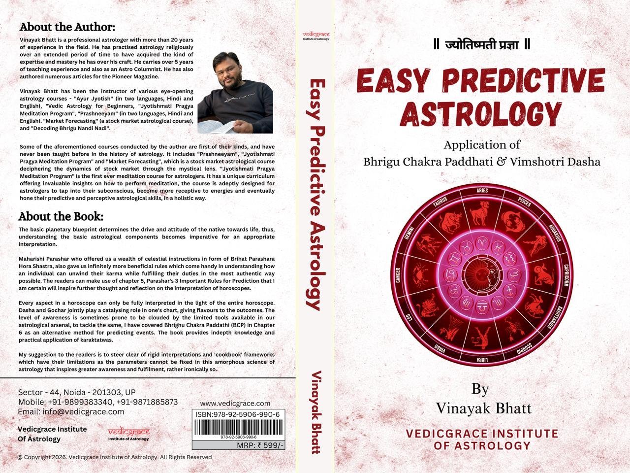 Easy Predictive Astrology Application of Bhrigu Chakra Paddhati & Vimshottari Dasha By Vinayak Bhatt