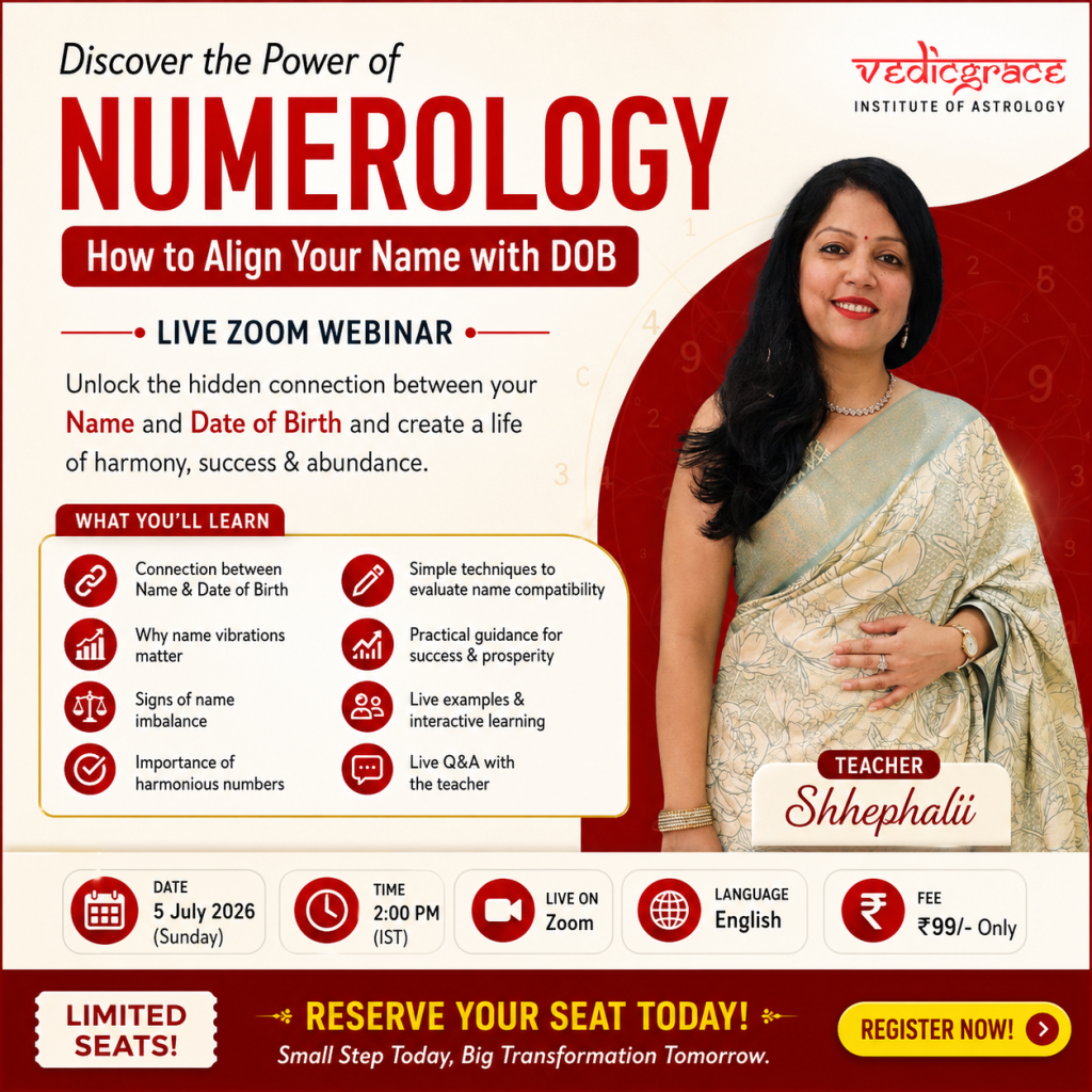 Numerology Webinar - 5 July 2026