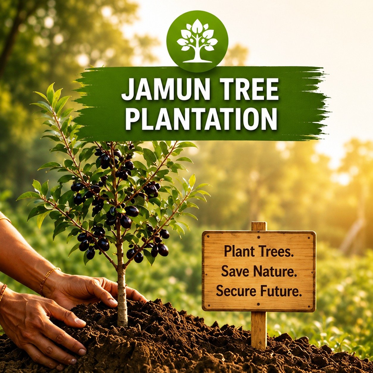 Planting Jamun Trees