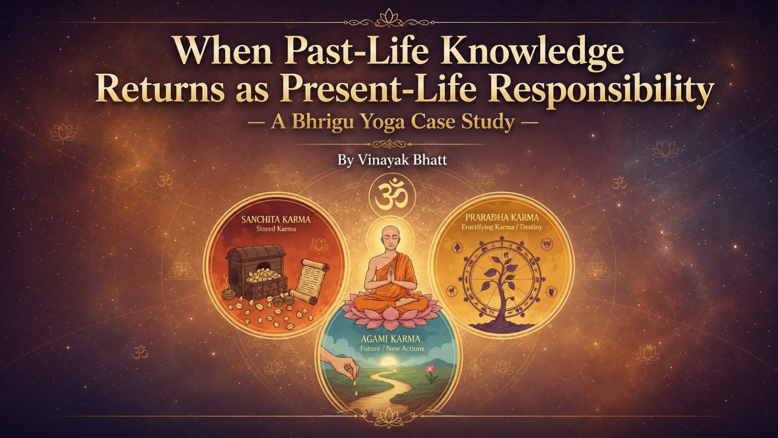 When Past-Life Knowledge Returns as Present-Life Responsibility — A Bhrigu Yoga Case Study