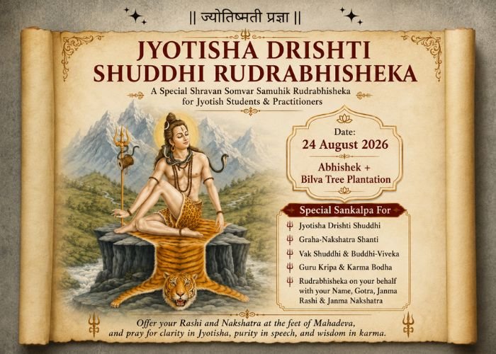 JYOTISHA DṚṢṬI ŚUDDHI RUDRĀBHIṢEKA