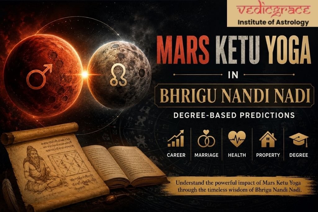 Mars Ketu Yoga in Bhrigu Nandi Nadi: Career, Marriage, Health, Property and Degree-Based Predictions