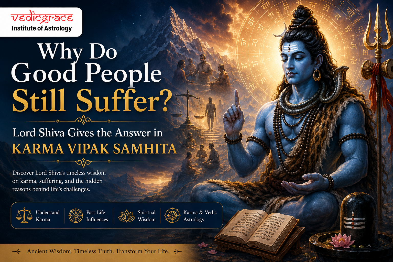 Why Do Good People Still Suffer? Lord Shiva Gives the Answer in Karma Vipak Samhita