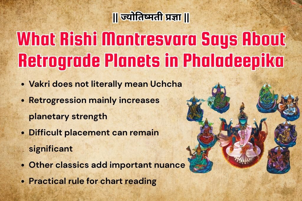 Retrograde Planets in Phaladeepika