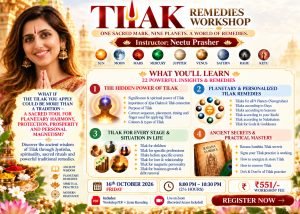 Tilak Remedies Workshop