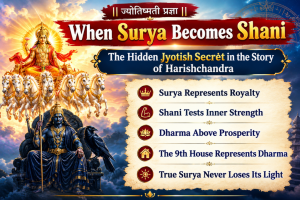 When Surya Becomes Shani – The Hidden Jyotish Secret in the Story of Harishchandra by Vinayak Bhatt