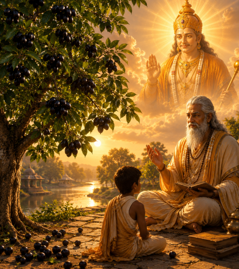 Jamun Tree And Jupiter Blessing