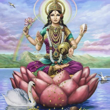 Lakshmi Goddess Of Fortune Vishnudas Art